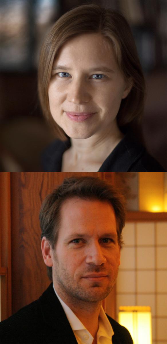 Eula Biss headshot and John Freeman  headshot