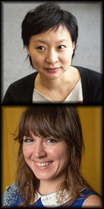 Cathy Park Hong headshot and Montana Ray headshot