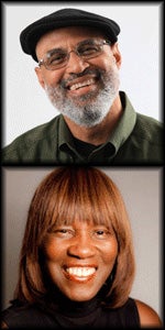 Tim Seibles headshot and Patricia Smith headshot