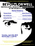 "Beyond Orwell" Event Poster