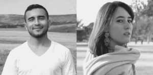 Left: Javier Zamora headshot. Right: Natalie Scenters-Zapico headshot. 