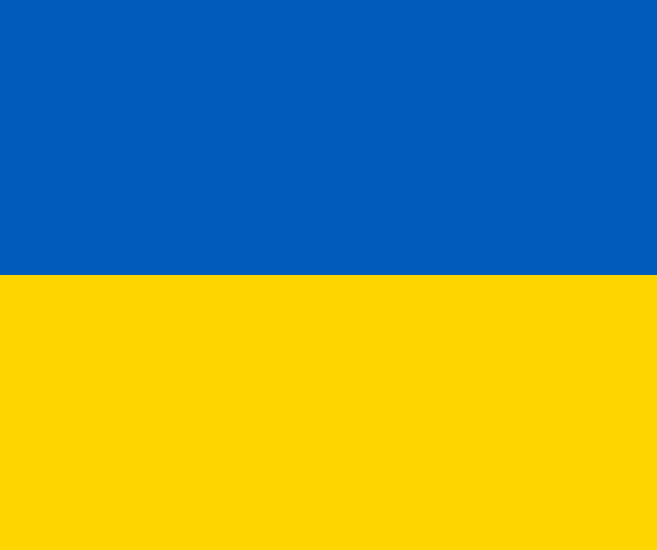 Ukraine Flag (Blue and Yellow)