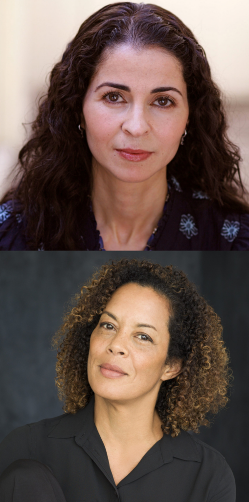 Top: Laila Lalami Headshot. Bottom: Aminatta Forna Headshot